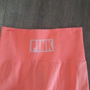 PINK Victoria's Secret Bright Coral Leggings